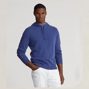 Ralph Lauren RLX Washable Cashmere Hooded Sweater Size Small